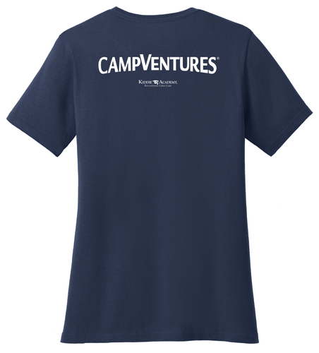 CampVentures Women's T-Shirt - White Imprint (KA-LPC54-CV-W) image thumbnail