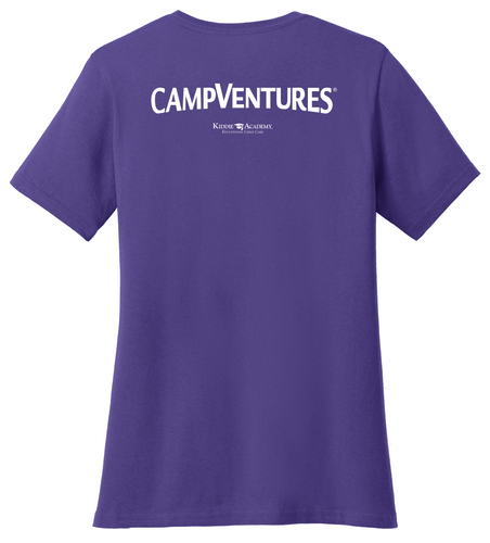 CampVentures Women's T-Shirt - White Imprint (KA-LPC54-CV-W) image thumbnail