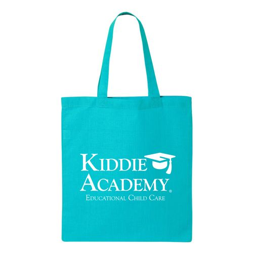 Q-Tees Economical Tote - White Imprint (KA-QTBW) image thumbnail