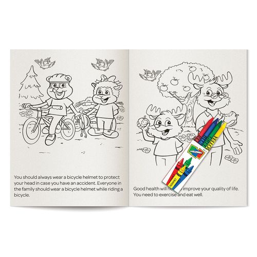 Health and Safety for Children Coloring Book Fun Pack Set (KA-0449-FP) image thumbnail