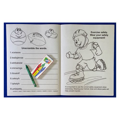 Exercise Can Be Fun Coloring Book Fun Pack Set (KA-0440-FP) image thumbnail