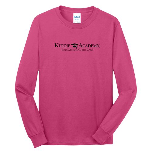 Where CONFIDENCE Grows HALFTONE Adult Long Sleeve T-Shirt - Black Imprint (KA-PC54LS-CONFB-B) image thumbnail