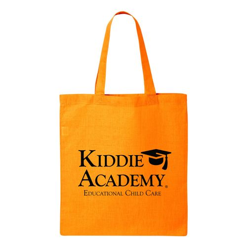 Q-Tees Economical Tote - Black Imprint (KA-QTBB) image thumbnail