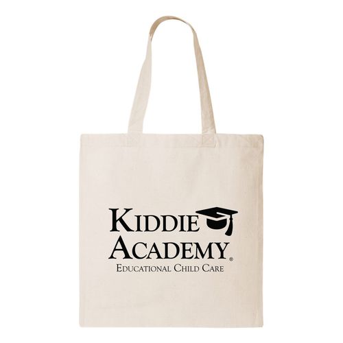 Q-Tees Economical Tote - Black Imprint (KA-QTBB) image thumbnail