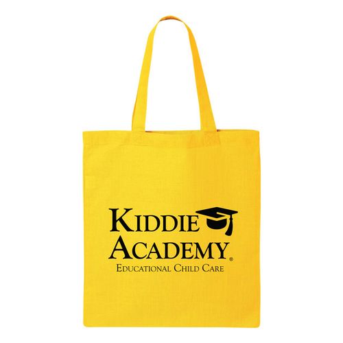 Q-Tees Economical Tote - Black Imprint (KA-QTBB) image thumbnail