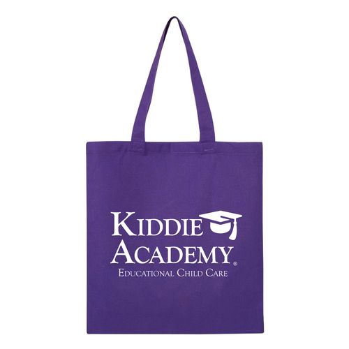 Q-Tees Economical Tote - White Imprint (KA-QTBW) image thumbnail