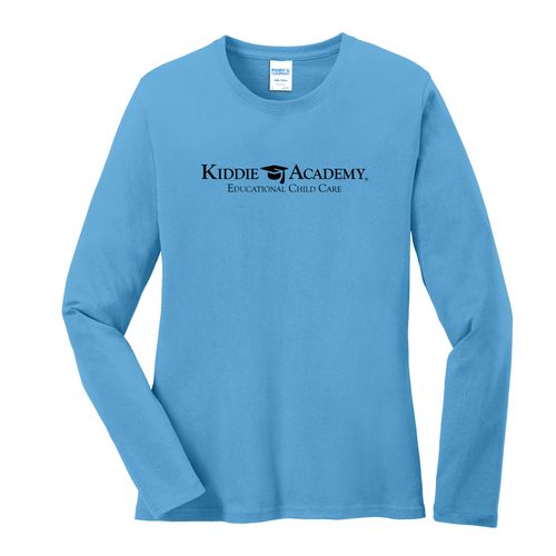 Where CONNECTION Grows HALFTONE Women's Long Sleeve T-Shirt - Black Imprint (KA-LPC54LS-CONNB-B) image thumbnail