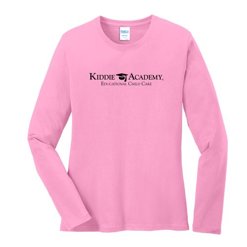 Where CONNECTION Grows HALFTONE Women's Long Sleeve T-Shirt - Black Imprint (KA-LPC54LS-CONNB-B) image thumbnail