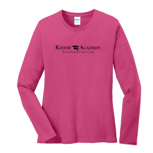 Where CONNECTION Grows HALFTONE Women's Long Sleeve T-Shirt - Black Imprint (KA-LPC54LS-CONNB-B) image thumbnail