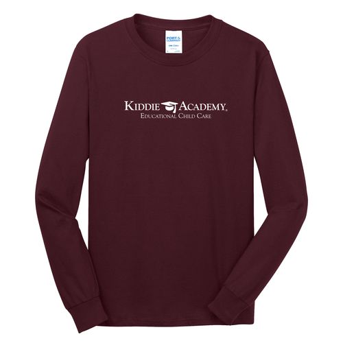 Where CONNECTION Grows HALFTONE Adult Long Sleeve T-Shirt - White Imprint (KA-PC54LS-CONNB-W) image thumbnail