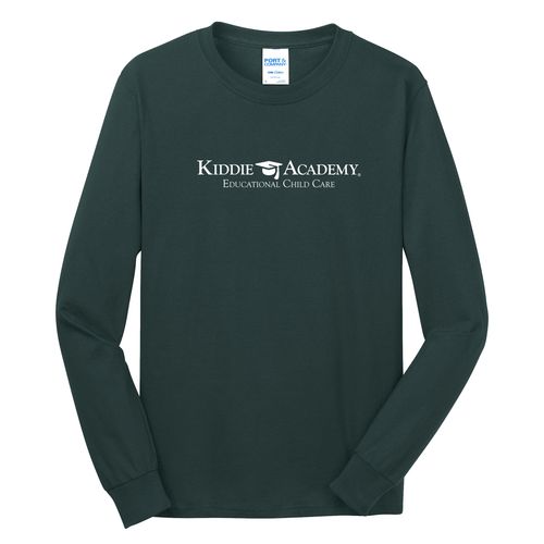 Where CONNECTION Grows HALFTONE Adult Long Sleeve T-Shirt - White Imprint (KA-PC54LS-CONNB-W) image thumbnail