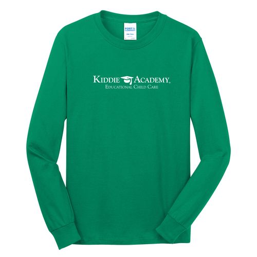Where CONNECTION Grows HALFTONE Adult Long Sleeve T-Shirt - White Imprint (KA-PC54LS-CONNB-W) image thumbnail