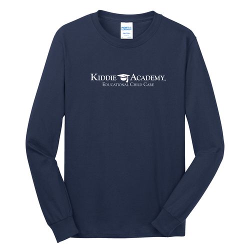 Where CONNECTION Grows HALFTONE Adult Long Sleeve T-Shirt - White Imprint (KA-PC54LS-CONNB-W) image thumbnail