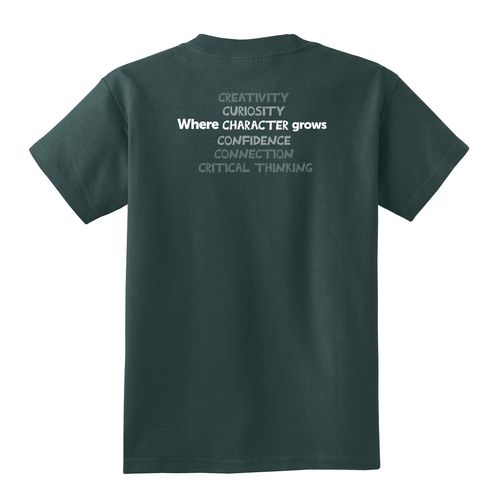 Where CHARACTER Grows HALFTONE Youth T-Shirt - White Imprint (KA-PC54Y-CHARB-W) image thumbnail