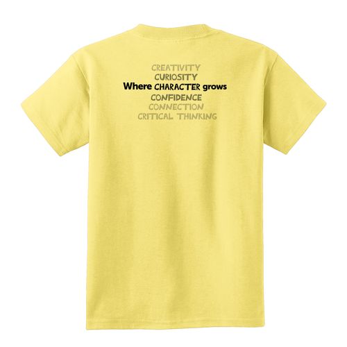 Where CHARACTER Grows HALFTONE Youth T-Shirt - Black Imprint (KA-PC54Y-CHARB-B) image thumbnail