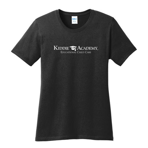 Where CONFIDENCE Grows HALFTONE Women's T-Shirt - White Imprint (KA-LPC54-CONFB-W) image thumbnail