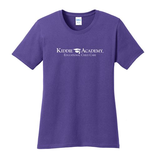 Where CONFIDENCE Grows HALFTONE Women's T-Shirt - White Imprint (KA-LPC54-CONFB-W) image thumbnail
