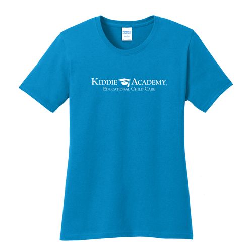Where CONFIDENCE Grows HALFTONE Women's T-Shirt - White Imprint (KA-LPC54-CONFB-W) image thumbnail