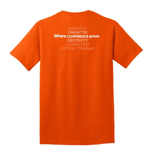 Where CONFIDENCE Grows HALFTONE Adult T-Shirt - White Imprint (KA-PC54-CONFB-W) image thumbnail