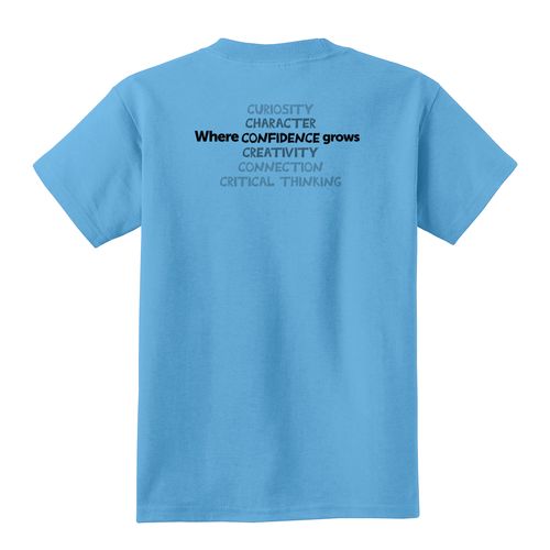 Where CONFIDENCE Grows HALFTONE Youth T-Shirt - Black Imprint (KA-PC54Y-CONFB-B) image thumbnail