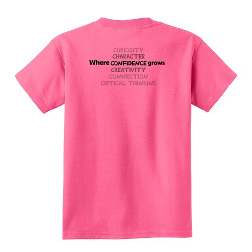 Where CONFIDENCE Grows HALFTONE Youth T-Shirt - Black Imprint (KA-PC54Y-CONFB-B) image thumbnail