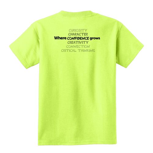 Where CONFIDENCE Grows HALFTONE Youth T-Shirt - Black Imprint (KA-PC54Y-CONFB-B) image thumbnail