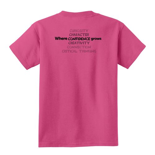 Where CONFIDENCE Grows HALFTONE Youth T-Shirt - Black Imprint (KA-PC54Y-CONFB-B) image thumbnail