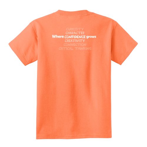 Where CONFIDENCE Grows HALFTONE Youth T-Shirt - White Imprint (KA-PC54Y-CONFB-W) image thumbnail