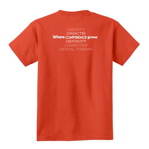 Where CONFIDENCE Grows HALFTONE Youth T-Shirt - White Imprint (KA-PC54Y-CONFB-W) image thumbnail