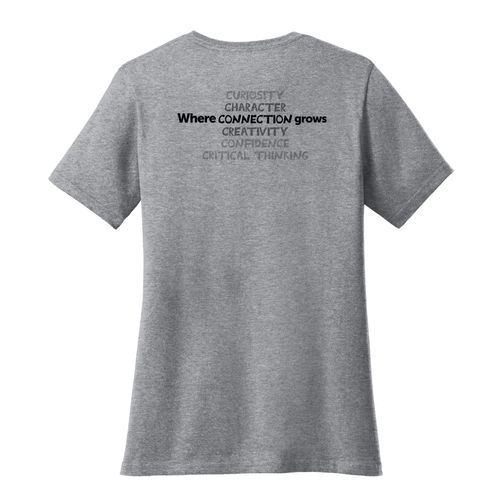 Where CONNECTION Grows HALFTONE Women's T-Shirt - Black Imprint (KA-LPC54-CONNB-B) image thumbnail
