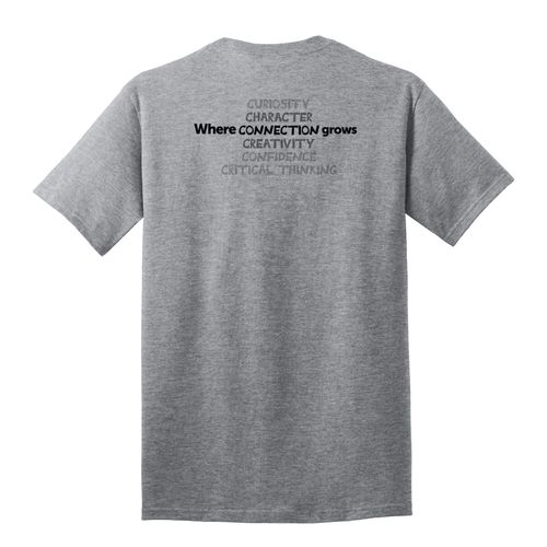 Where CONNECTION Grows HALFTONE Adult T-Shirt - Black Imprint (KA-PC54-CONNB-B) image thumbnail