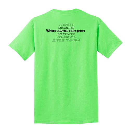 Where CONNECTION Grows HALFTONE Adult T-Shirt - Black Imprint (KA-PC54-CONNB-B) image thumbnail