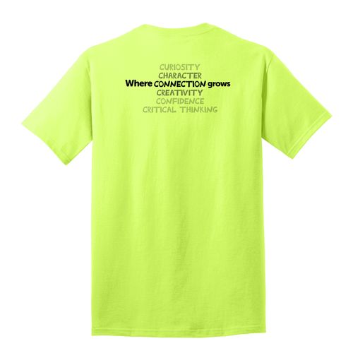 Where CONNECTION Grows HALFTONE Adult T-Shirt - Black Imprint (KA-PC54-CONNB-B) image thumbnail