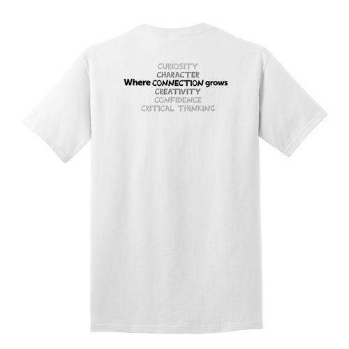 Where CONNECTION Grows HALFTONE Adult T-Shirt - Black Imprint (KA-PC54-CONNB-B) image thumbnail