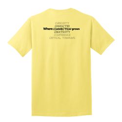 Image of Where CONNECTION Grows HALFTONE Adult T-Shirt - Black Imprint (KA-PC54-CONNB-B)
