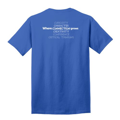 Where CONNECTION Grows HALFTONE Adult T-Shirt - White Imprint (KA-PC54-CONNB-W) image thumbnail