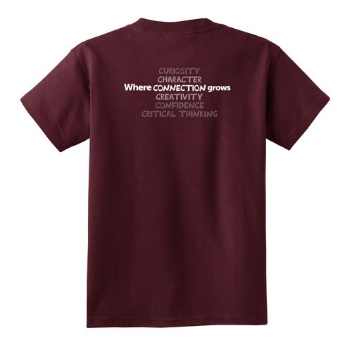 Where CONNECTION Grows HALFTONE Youth T-Shirt - White Imprint (KA-PC54Y-CONNB-W) image thumbnail