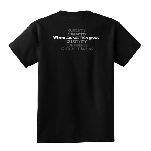 Where CONNECTION Grows HALFTONE Youth T-Shirt - White Imprint (KA-PC54Y-CONNB-W) image thumbnail
