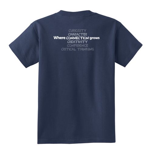 Where CONNECTION Grows HALFTONE Youth T-Shirt - White Imprint (KA-PC54Y-CONNB-W) image thumbnail