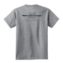 Image of Where CONNECTION Grows HALFTONE Youth T-Shirt - Black Imprint (KA-PC54Y-CONNB-B)