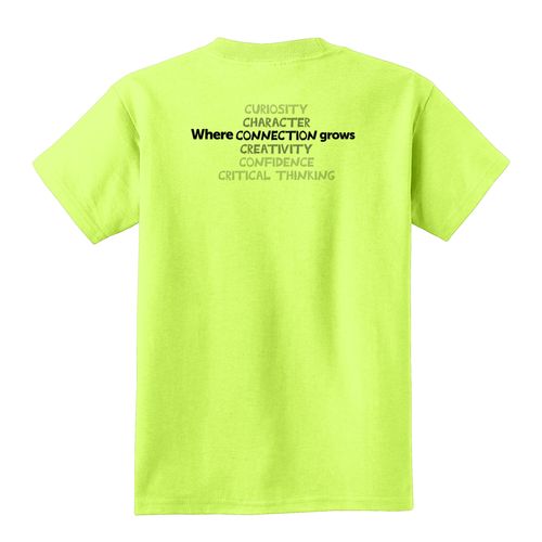 Where CONNECTION Grows HALFTONE Youth T-Shirt - Black Imprint (KA-PC54Y-CONNB-B) image thumbnail