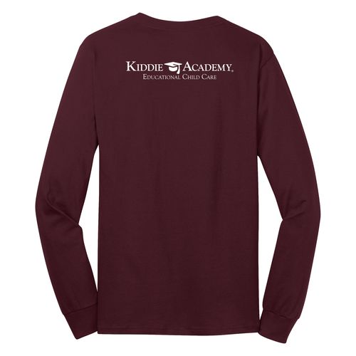 Where CHARACTER Grows EMOJI Adult Long Sleeve T-Shirt - White Imprint (KA-PC54LS-CHARF-W) image thumbnail