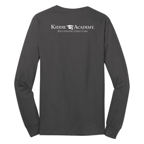 Where CHARACTER Grows EMOJI Adult Long Sleeve T-Shirt - White Imprint (KA-PC54LS-CHARF-W) image thumbnail