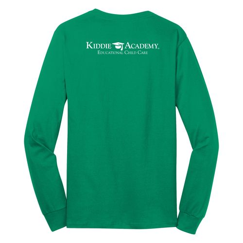 Where CHARACTER Grows EMOJI Adult Long Sleeve T-Shirt - White Imprint (KA-PC54LS-CHARF-W) image thumbnail