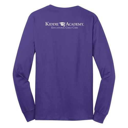 Where CHARACTER Grows EMOJI Adult Long Sleeve T-Shirt - White Imprint (KA-PC54LS-CHARF-W) image thumbnail