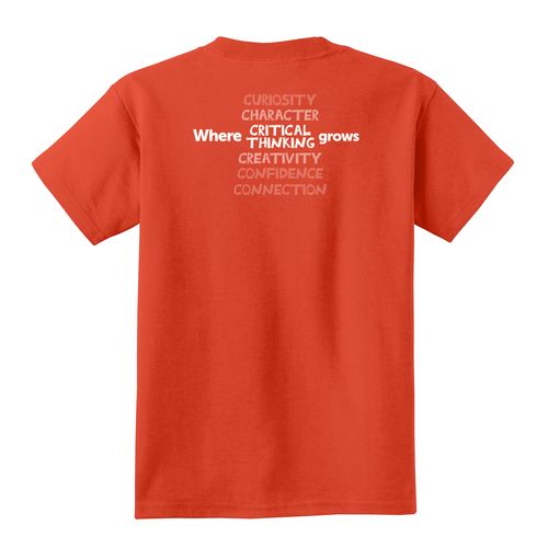 Where CRITICAL THINKING Grows HALFTONE Youth T-Shirt - White Imprint (KA-PC54Y-CRITB-W) image thumbnail