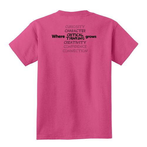 Where CRITICAL THINKING Grows HALFTONE Youth T-Shirt - Black Imprint (KA-PC54Y-CRITB-B) image thumbnail