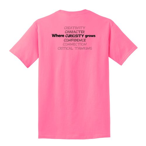 Where CURIOSITY Grows HALFTONE Adult T-Shirt - Black Imprint (KA-PC54-CURIB-B) image thumbnail