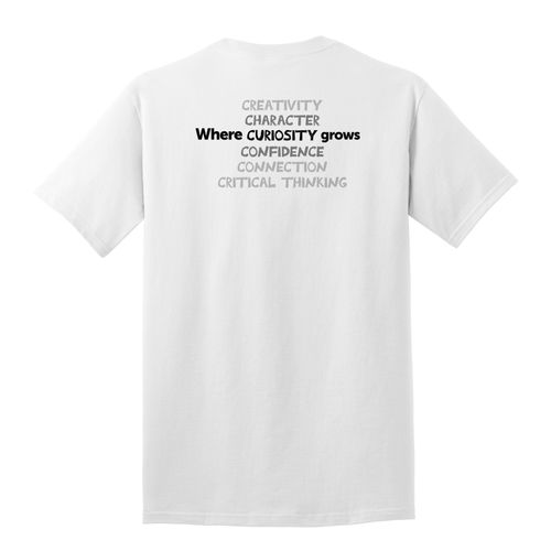 Where CURIOSITY Grows HALFTONE Adult T-Shirt - Black Imprint (KA-PC54-CURIB-B) image thumbnail