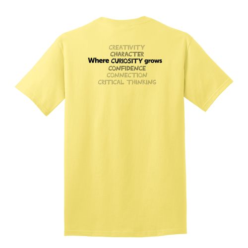 Where CURIOSITY Grows HALFTONE Adult T-Shirt - Black Imprint (KA-PC54-CURIB-B) image thumbnail